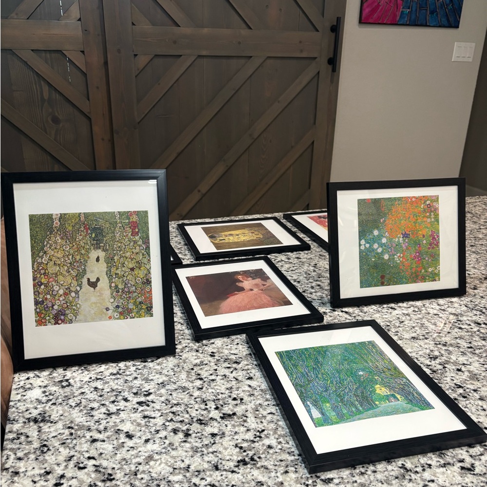 Framed Art Print Collection - Gustav Klimt